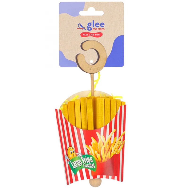 Παιχνίδι για Πτηνά Glee Large Fries 18cm Πουλιά