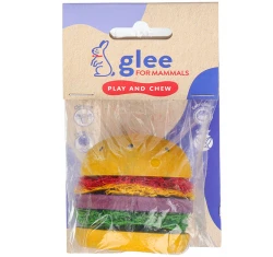 Παιχνίδι - Λιχουδιά για Τρωκτικά Glee Hamburger Chew 6cm Παιχνίδι - Λιχουδιά για Τρωκτικά Glee Hamburger Chew 6cm