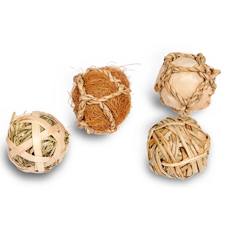 Παιχνίδι - Λιχουδιά για Τρωκτικά Glee Natural Balls 5cm 4τμχ Μικρά Ζώα - Κουνέλια