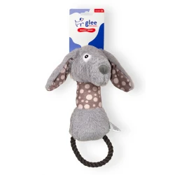 Παιχνίδι Σκύλου Glee Bunny Rope Hoop Squeaky 12x35cm Παιχνίδι Σκύλου Glee Bunny Rope Hoop Squeaky 12x35cm
