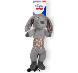 Παιχνίδι Σκύλου Glee Bunny Spotty Rope Tail Squeaky 15x40cm