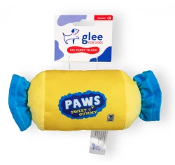 Παιχνίδι Σκύλου Glee Candy Squeaky Κίτρινο 10x22cm
