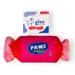 Παιχνίδι Σκύλου Glee Candy Squeaky Κόκκινο 10x22cm