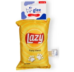 Παιχνίδι Σκύλου Glee Lazy Chips Squeaky 20x15cm Παιχνίδι Σκύλου Glee Lazy Chips Squeaky 20x15cm