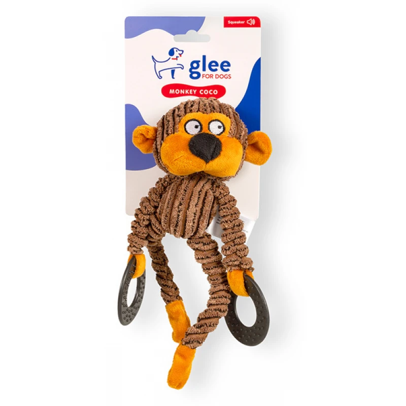 Παιχνίδι Σκύλου Glee Monkey Coco Squeaky 22x7x25cm Σκύλοι Παιχνίδι Σκύλου Glee Monkey Coco Squeaky 22x7x25cm Σκύλοι