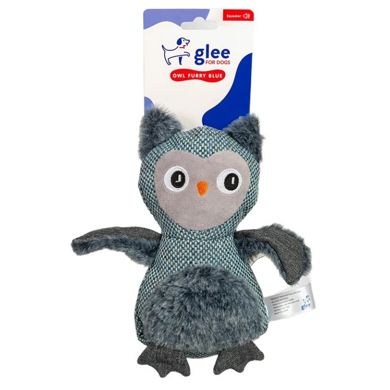 Παιχνίδι Σκύλου Glee Owl Furry Belly Squeaky 23cm Μπλε Σκύλοι Παιχνίδι Σκύλου Glee Owl Furry Belly Squeaky 23cm Μπλε Σκύλοι