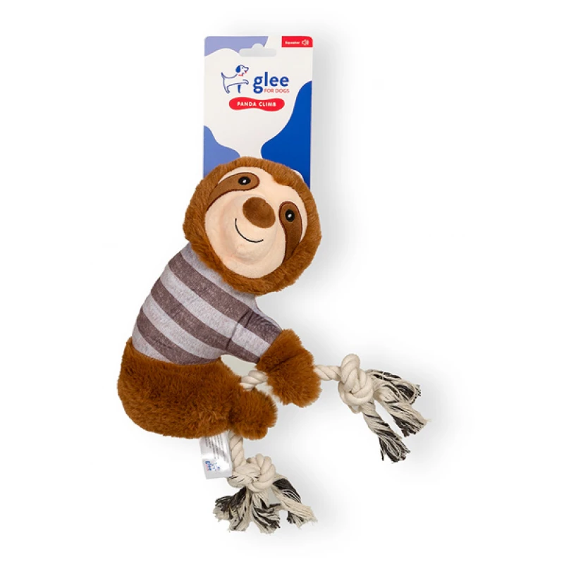 Παιχνίδι Σκύλου Glee Panda Climb Rope Squeaky 15x30cm Σκύλοι Παιχνίδι Σκύλου Glee Panda Climb Rope Squeaky 15x30cm Σκύλοι