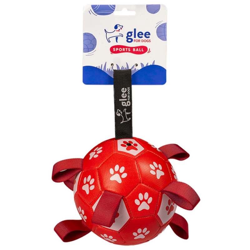 Παιχνίδι Σκύλου Glee Soccer Ball Κόκκινο - Λευκό Medium 15x15cm Σκύλοι Παιχνίδι Σκύλου Glee Soccer Ball Κόκκινο - Λευκό Medium 15x15cm Σκύλοι