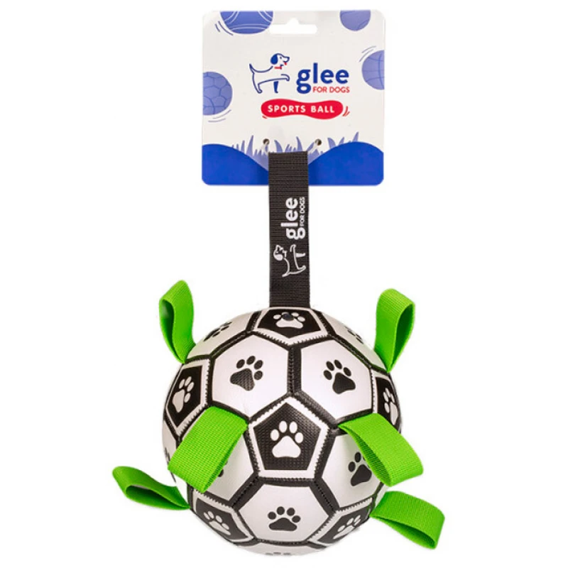 Παιχνίδι Σκύλου Glee Soccer Ball Λευκο - Μαύρο Medium 15x15cm Σκύλοι Παιχνίδι Σκύλου Glee Soccer Ball Λευκο - Μαύρο Medium 15x15cm Σκύλοι
