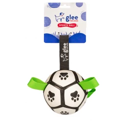 Παιχνίδι Σκύλου Glee Soccer Ball Λευκο - Μαύρο Small 12x12cm Παιχνίδι Σκύλου Glee Soccer Ball Λευκο - Μαύρο Small 12x12cm
