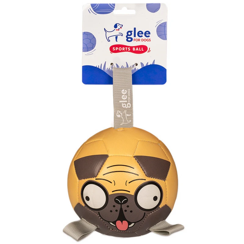 Παιχνίδι Σκύλου Glee Soccer Ball Pug Medium 15x15cm Σκύλοι