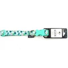 Περιλαίμιο Σκύλου Glee Palm Leaf με Πλαστικό Κούμπωμα S 15mmx30cm-45cm