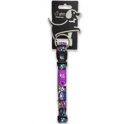 Περιλαίμιο Σκύλου Glee Platinum Ghost City Medium 20mm x 40-55cm