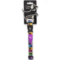 Περιλαίμιο Σκύλου Glee Platinum Paw Garden Medium 20mm x 40-55cm
