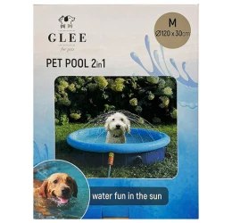 Πισίνα και Συντριβάνι για Σκύλους Glee Pet Pool & Sprinkler 2 in 1 120x30cm
