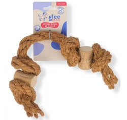 Πλεκτό Σχοινί Κάνναβης με Διπλό Παιχνίδι, Ξύλο Μάσησης για Σκύλους Glee Small 40cm Πλεκτό Σχοινί Κάνναβης με Διπλό Παιχνίδι, Ξύλο Μάσησης για Σκύλους Glee Small 40cm