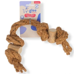 Πλεκτό Σχοινί Κάνναβης με Διπλό Παιχνίδι, Ξύλο Μάσησης για Σκύλους Glee Small 40cm Πλεκτό Σχοινί Κάνναβης με Διπλό Παιχνίδι, Ξύλο Μάσησης για Σκύλους Glee Small 40cm
