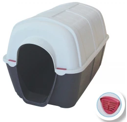 Σπιτάκι Σκύλου Πλαστικό Dog House Iggy 70x44x44cm Σπιτάκι Σκύλου Πλαστικό Dog House Iggy 70x44x44cm