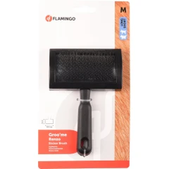Βούρτσα Σκύλου, Γάτας Flamingo Slicker Brush Renzo Groome Medium 15.5 x 13 x 3.9 cm
