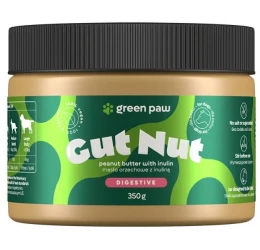 Green Paw Gut Nut Φυστικοβούτυρο για την Υποστήριξη της Πέψης 350g