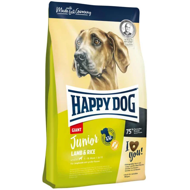 Happy Dog Young Junior Giant Lamb & Rice 15kg ΣΚΥΛΟΙ
