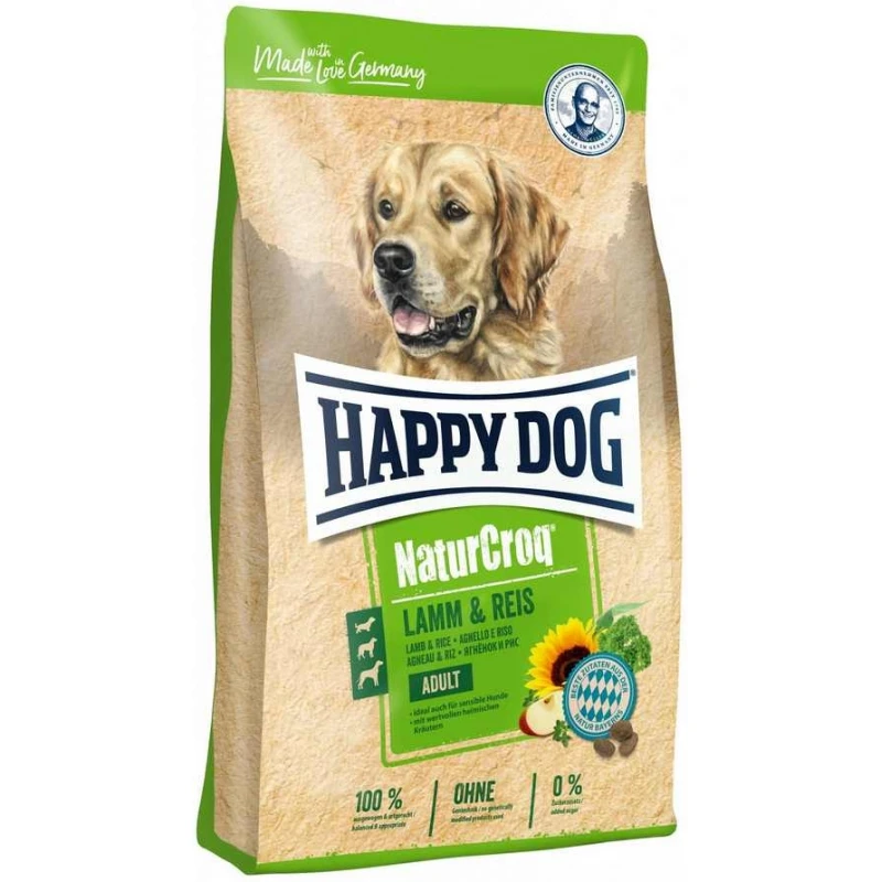 HAPPY DOG NATURCROQ ADULT LAMB & RICE 11Kg  ΣΚΥΛΟΙ