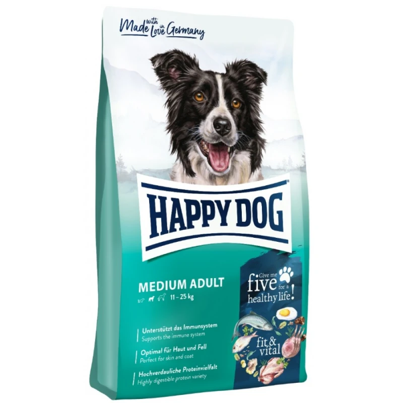 HAPPY DOG ADULT MEDIUM 4Kg ΞΗΡΑ ΤΡΟΦΗ ΣΚΥΛΟΥ