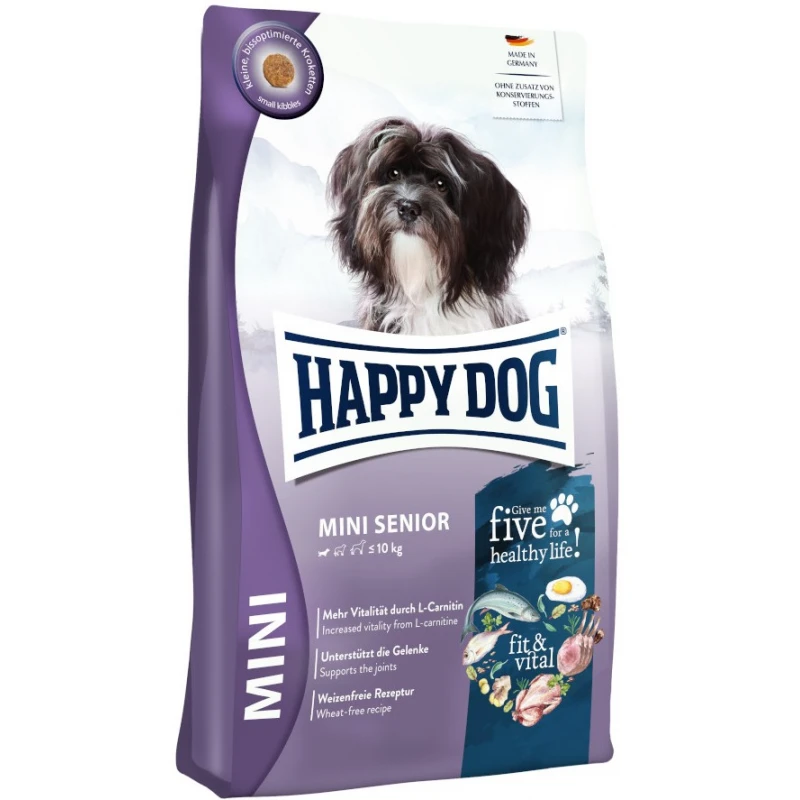 HAPPY DOG SENIOR MINI 4Kg ΞΗΡΑ ΤΡΟΦΗ ΣΚΥΛΟΥ