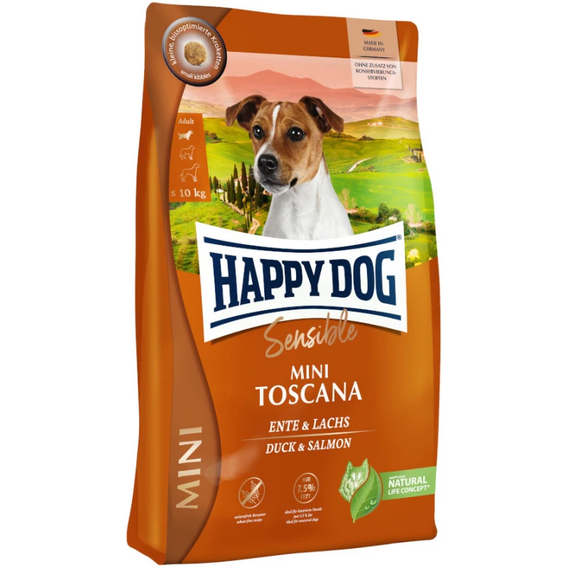 HAPPY DOG TOSCANA MINI 4Kg ΞΗΡΑ ΤΡΟΦΗ ΣΚΥΛΟΥ