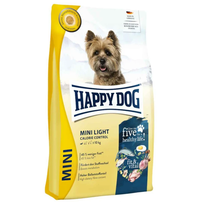 HAPPY DOG LIGHT LOW FAT MINI 4Kg ΞΗΡΑ ΤΡΟΦΗ ΣΚΥΛΟΥ