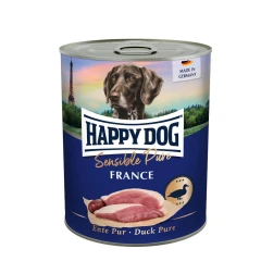 Υγρή Τροφή Σκύλου Happy Dog France 800gr με Πάπια