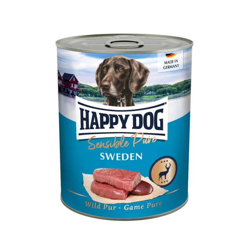 Υγρή Τροφή Σκύλου Happy Dog Sweden 800gr με Ελάφι ΣΚΥΛΟΙ
