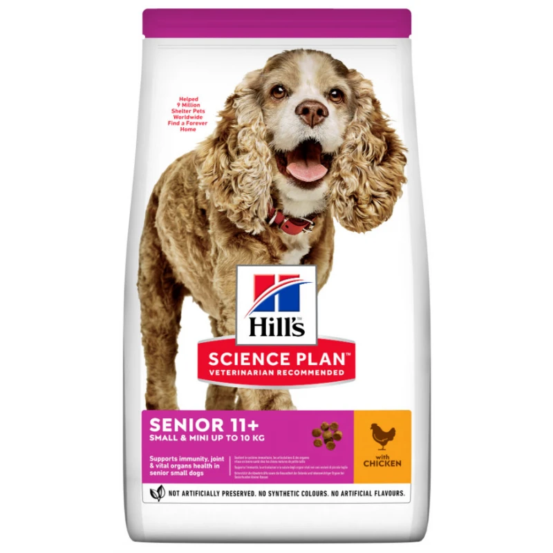 Hill's Science Plan Small & Mini Senior 11+ για Σκύλους με Κοτόπουλο 1,5kg ΣΚΥΛΟΙ