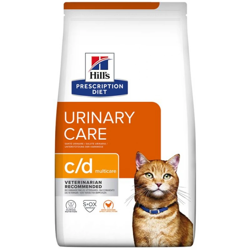 Hill's Prescription Diet c/d Multicare Urinary Care Για Γάτες Με Κοτόπουλο 3kg ΓΑΤΕΣ
