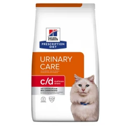 Hill's Prescription Diet c/d Urinary Stress Urinary Care για Γάτες με Κοτόπουλο 1,5kg Hill's Prescription Diet c/d Urinary Stress Urinary Care για Γάτες με Κοτόπουλο 1,5kg