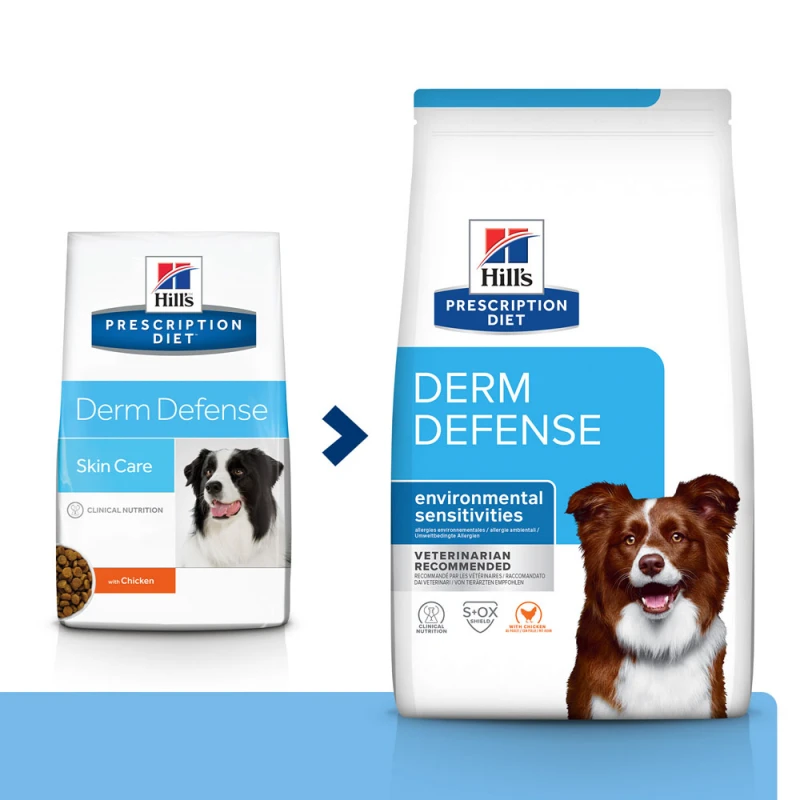 Hill's Prescription Diet Derm Defense Skin Care Για Σκύλους Με Κοτόπουλο 4kg ΞΗΡΑ ΤΡΟΦΗ ΣΚΥΛΟΥ