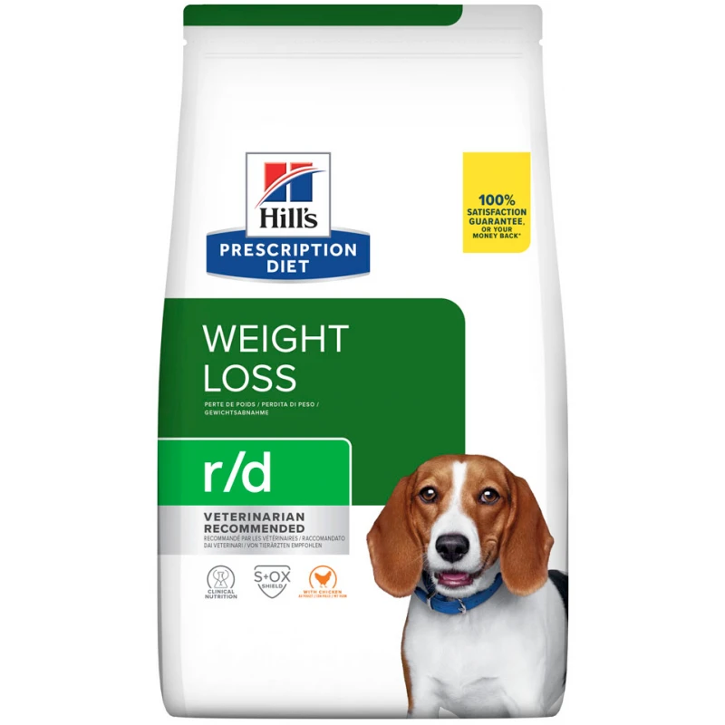 Hill's Prescription Diet r/d Weight Reduction  Για Σκύλους Με Κοτόπουλο 1.5kg ΞΗΡΑ ΤΡΟΦΗ ΣΚΥΛΟΥ