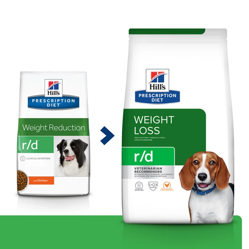 Hill's Prescription Diet r/d Weight Reduction  Για Σκύλους Με Κοτόπουλο 1.5kg ΞΗΡΑ ΤΡΟΦΗ ΣΚΥΛΟΥ