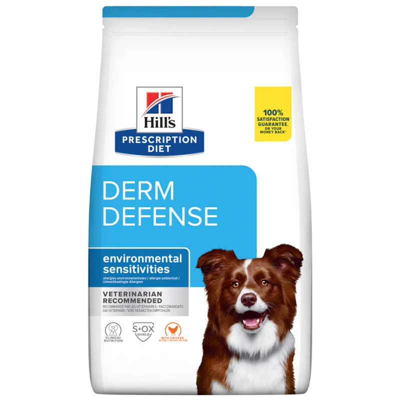 Hill's Prescription Diet Derm Defense Skin Care Για Σκύλους Με Κοτόπουλο 4kg ΞΗΡΑ ΤΡΟΦΗ ΣΚΥΛΟΥ