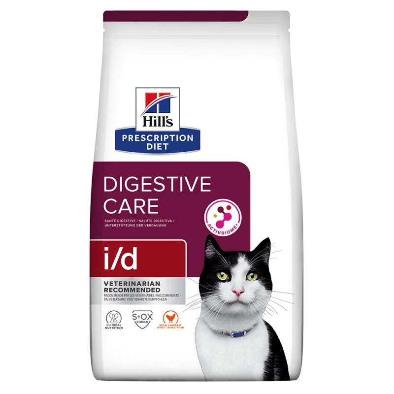 Hill's Prescription Diet i/d Digestive Care Για Γάτες Με Κοτόπουλο  1.5kg ΓΑΤΕΣ