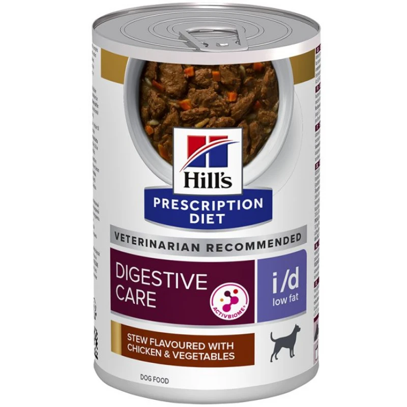 Hill's Pd Canine i/d Low Fat Stew Κοτόπουλο Και Λαχανικά 354gr για σκύλους ΣΚΥΛΟΙ