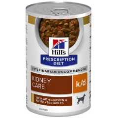 Hill's PD Canine k/d Kidney Care Stew με Κοτόπουλο και Λαχανικά 354gr για Σκύλους Hill's PD Canine k/d Kidney Care Stew με Κοτόπουλο και Λαχανικά 354gr για Σκύλους
