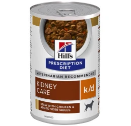 Hill's PD Canine k/d Kidney Care Stew με Κοτόπουλο και Λαχανικά 354gr για Σκύλους Hill's PD Canine k/d Kidney Care Stew με Κοτόπουλο και Λαχανικά 354gr για Σκύλους
