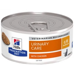 Hill's PD Feline c/d Κονσέρβα Γάτας 156gr με Κοτόπουλο Hill's PD Feline c/d Κονσέρβα Γάτας 156gr με Κοτόπουλο