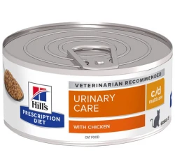 Hill's PD Feline c/d Κονσέρβα Γάτας 156gr με Κοτόπουλο Hill's PD Feline c/d Κονσέρβα Γάτας 156gr με Κοτόπουλο