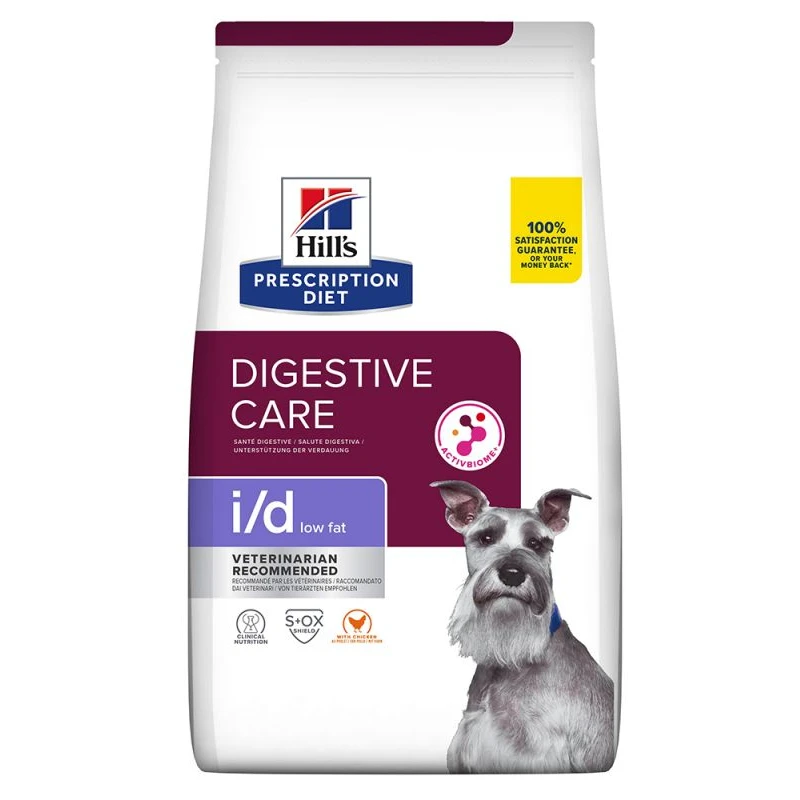 Hill's Prescription Diet i/d Digestive Care Low Fat Για Σκύλους Με Κοτόπουλο 12kg ΞΗΡΑ ΤΡΟΦΗ ΣΚΥΛΟΥ