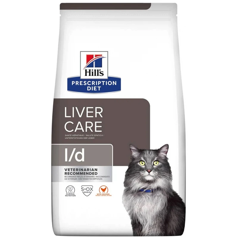 Hill's Prescription Diet L/D Liver Care Για Γάτες Με Κοτόπουλο 1,5kg ΓΑΤΕΣ