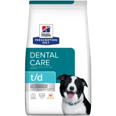 Hill's Prescription Diet t/d Dental Care για Σκύλους με Κοτόπουλο 4kg Hill's Prescription Diet t/d Dental Care για Σκύλους με Κοτόπουλο 4kg