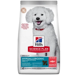 Hill's Science Plan No Grain Adult Hypoallergenic Small & Mini Για Σκύλους Με Σολομό 1,5KG (1kg + 500gr Δώρο)