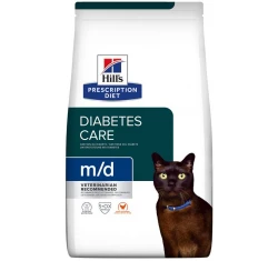 Hill's Prescription Diet m/d Diabetes/Weight Management για Γάτες με Κοτόπουλο 1,5kg Hill's Prescription Diet m/d Diabetes/Weight Management για Γάτες με Κοτόπουλο 1,5kg